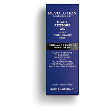 Skincare Night Restore Oil - Squaline & Evening Primrose Oil